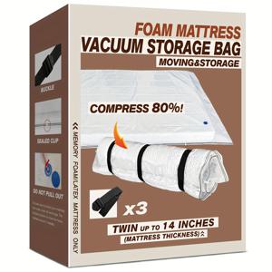 TEMU 1pc 대형 진공 압축 보관 백, 먼지 방지 밀봉 보관 용기 옷, 담요, 셔츠, 가정 공간 절약 정리함 기숙사, 옷장, 옷장, 침실, 욕실 공간 절약 백|진공밀폐용기|이불정리함