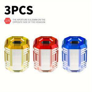 TEMU 3-피스 자석 드라이버 비트 홀더 세트 - 전자기 링 비트 팁 크로스 헤드 드라이버용, 강력한 자석 부착으로 토크 향상, 전기 불필요