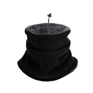 TEMU 남성용 따뜻한 목도리, 폴리에스터 니트, 통기성 있는 방풍, 부드러운 양털 안감, 겨울 사이클링 및 야외 활동용으로 사용할 수 있는 이중 용도, 단색, 손세탁만, 크리스마스, 새해, 데이, 봄 축제 선물에 이상적입니다.