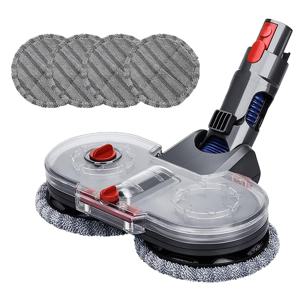 TEMU 전기 걸레 헤드와 물탱크가 적합한 for dyson 진공 청소기 모델 V7 V8 V11 V15, V12 V15s Gen5는 제외, 걸레 헤드만 포함되어 전체 진공 청소기는 포함되지 않습니다.