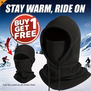 TEMU 2개입 겨울 발라클라바 모자 - 부드럽고 따뜻한 풀 커버리지 스키 마스크, 플러시 안감, 남녀 공용 방풍 및 두꺼운 기모 안감 디자인, 스키, 스노ーボ드|마스크|남자모자