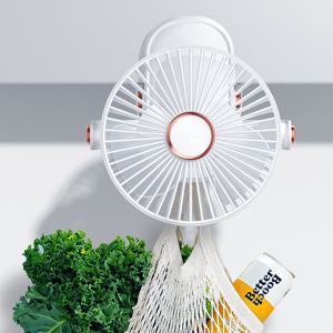 TEMU 무선 선풍기 감성 무드등 5단계 풍속 조절 USB 충전식 클립형 벽걸이 야외 운동 여행 사무실에서 최적의 사용 경험