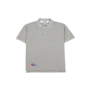 [꼼데가르송] COMME DES GARCONS 꼼데가르송 X 인베이더 더블와펜 남성 카라 반팔티셔츠 AZ T336 051 2