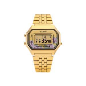 [카시오] 카시오 CASIO LA680WGA-4CDF (LA680WGA-4C) 금장 빈티지플라워 디지털 여성 메탈시계 42mm