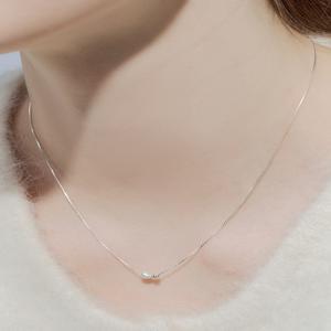 [앵브록스] nostalgia pearl necklace