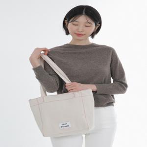 [피오리플레리르] 브리사 캔버스 숄더백_아이보리