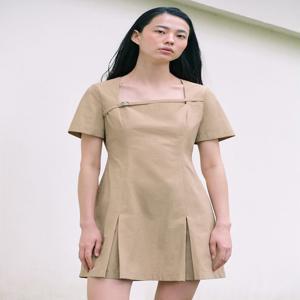[구호플러스] Strap Detail Mini DressBeige (KE4571M07A)
