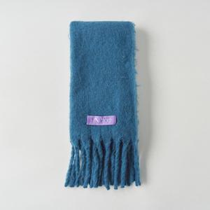 [아흐레] Boucle Oversize Brush Light Muffler_TEAL