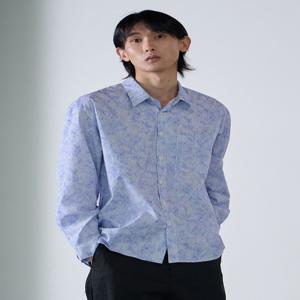 [토니로렌스] 빈티지 워터 프린트 스트라이프 셔츠