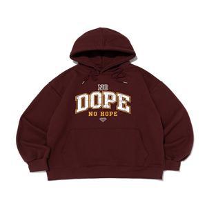 [테일러스튜디오] DOPE 오버핏 후드티 (와인)