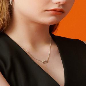 [유니제이] Special Link Silver Necklace In470 [Silver]