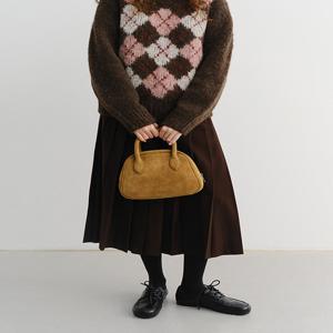 [던스트] SUEDE BOSTON TOTE BAG CAMEL_UDBA5F202CM