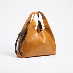 [빔바이롤라] [25FW] 빔바이롤라 체스트넛 레더 페이퍼백 라지 B256AIB003CMF