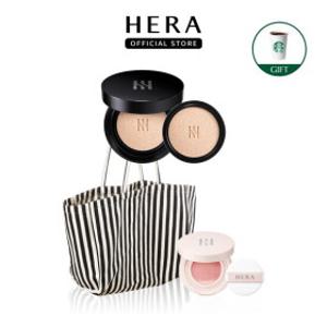 (단독) 블랙 쿠션 파운데이션 듀오 SPF34/PA++ (본품15g+리필15g)(+스타벅스)