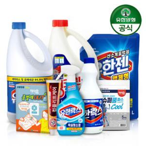 [유한양행]유한락스/암앤해머/유한젠/해피홈 외 대용량 생필품 특가 브랜드위크!