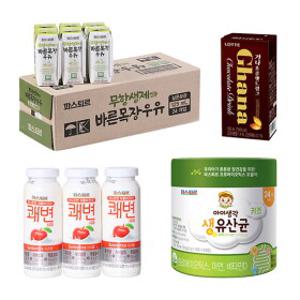 [롯데백화점]파스퇴르  우유/두유/야채농장 外 베스트 모음!