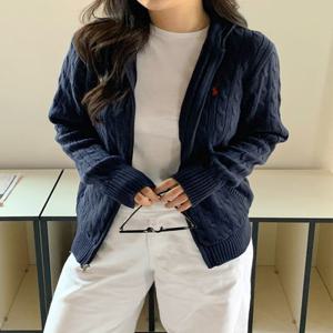 [????빠른배송]폴로 랄프로렌 케이블 후드집업 니트 보이즈