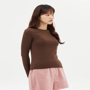 여성) 소프트 크루넥 긴팔티_MSE4TS2010