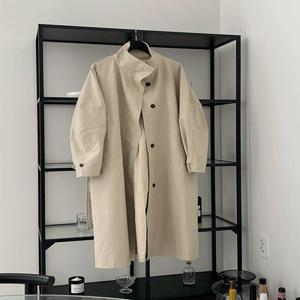 [고퀄리티/단독????] 맥시 하이넥 오버핏 트렌치코트 (3color)