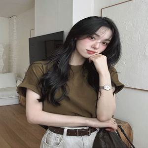 [✨데일리] ONLYSLOW. 밸런스 소프트웜 피치기모 티셔츠 (롤업!) - 8 color