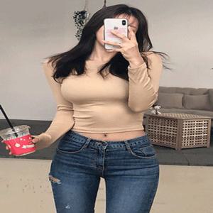 치즈잇크롭 티셔츠