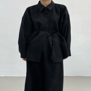 [셋업가능/best!] 피치 2way 랩 루즈핏 셔츠 (3C)