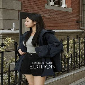 [MADE]엠버 후드 야상 점퍼(+NEW컬러)(자체제작 제작상품 점퍼 야상 야상점퍼 가을아우터 간절기아우터 하프기장 후드야상 후드 후드점퍼 오버핏점퍼 오버핏야상)