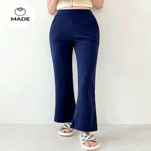 [*여름ver*/자체제작]세상편한 썸머 롱부츠컷 스판 밴딩팬츠(2color)