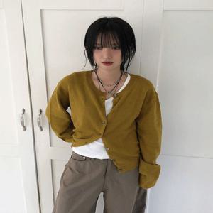 엘빈 라운드 니트 가디건 (8color)