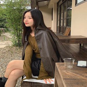 [얼리어텀????/레더자켓] #MADE [tjk0414] 토먼스 레더 하프 자켓(레더자켓,하프자켓,레더코트,하프코트,간절기자켓,캐주얼자켓,어나더트위)