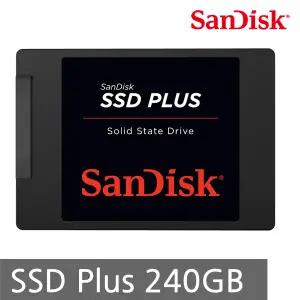 샌디스크 SSD PLUS 240GB 240기가 노트북 데스크탑용 하드디스크 SSD내장하드 ENL