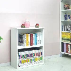 드림퍼니처 베이직696 깊이24cm A4화일 2단 책장 소형 책꽂이 공간박스 다용도 수납장 피규어 진열장 장식장 틈새장 소품장