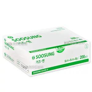 수성 접은거즈 5cmX5cmX8P 200매 드레싱 면사 거즈