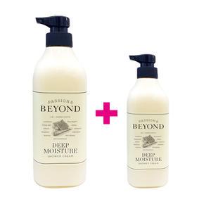 비욘드 딥 모이스처 샤워크림 450ml+200ml /크리미 바디워시 500ml+150ml