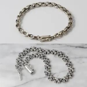 빈티지 여자 남자 은팔찌 925 실버 체인 순은 팔찌 이서진 페이퍼