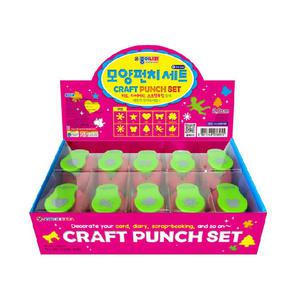 모양펀치세트(16mm) 중형10종