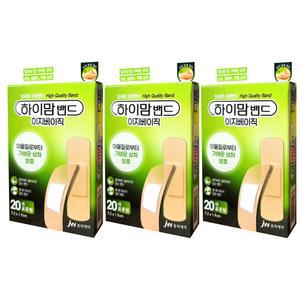 jw중외) 하이맘 밴드 이지베이직 표준형 (20매) x 3팩