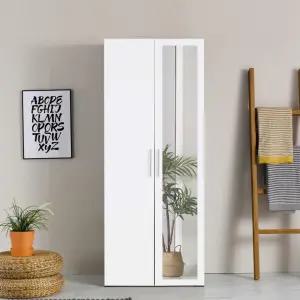 키높이 프라임 거울장 810 싱글장 옷장 이불장 장롱 양복장