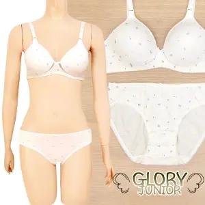 [글로리]주니어3단계 노와이어 몰드브라팬티2종(GLB1751)75A85A