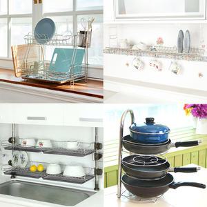 스텐레스 식기건조대 주방 씽크대 선반 개수대 후라이팬정리대/설거지 그릇 건조대 정리