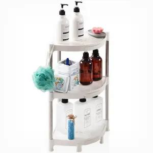 오밀조밀 코너 정리대 3단 /욕실 화장실 다용도 선반