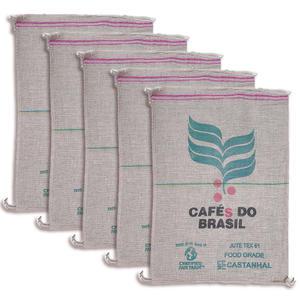 대형 커피 마대 원두 생두 포대 자루 브라질산 5장