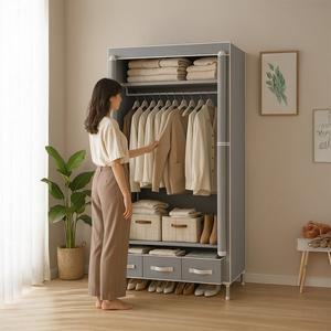 [엔조이리빙]조립식 비키니옷장 90 더블