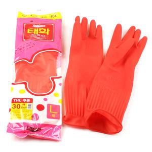 태화 고무장갑 대 L 왼손 적색 갑돌이 162번