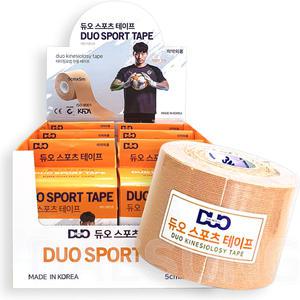 듀오 스포츠 테이프 5cm 근육 키네시올로지 테이핑 (6롤) 1박스