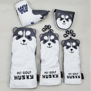 골프채커버 세트 강아지캐릭터 /드라이버/우드/유틸/퍼터/아이언커버