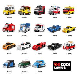 데쿨 호환블럭 블럭장난감 어린이집선물 풀백세트