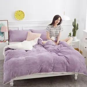 리진 양털 극세사 이불커버 더블 180x200cm