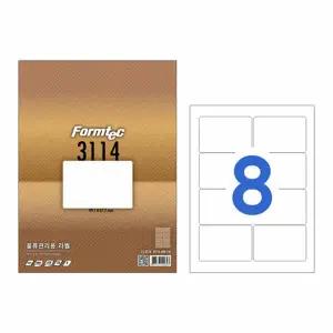 N 라벨지 물류관리용 8칸 100매 LS-3114 폼텍