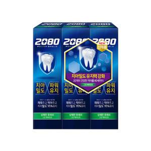 2080 파워쉴드 치약 140g X 3입 그린 페퍼민트 1개